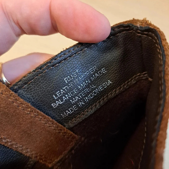 Steve Madden Brown Rust Suede Cowgirl Block Heel Wyatt Ankle Boots Size 6 - Picture 7 of 10